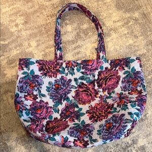 Vera Bradley Purple and Pink Floral Tote